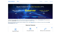 Desktop Screenshot of ezhometech.com